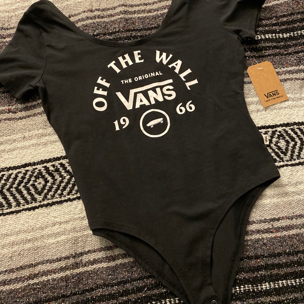 Black Vans bodysuit